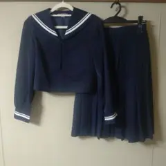 コスプレ　白紺　 学生服上下セット　冬服　長袖