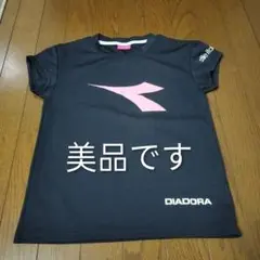 【美品】テニスウェア Tシャツ レディース DIADORA ディアドラ サイズM