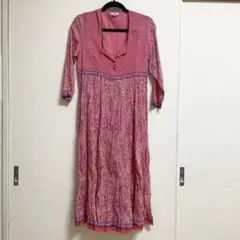 ANOKHI アノーキワンピース オーガニックコットン インド綿 S