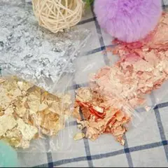 新品 未使用 金、銀、銅箔 模造品 コーディネート ネイル アート 材料 8