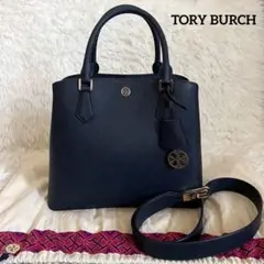 未使用に近い✨トリーバーチ ロビンソン 2way バンドバッグ サフィアーノ