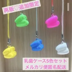 【再販・追加出品⭐︎限定333円！⭐︎】　乳歯ケース　5色セット　I