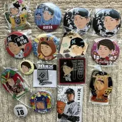 二木康太　缶バッジ　千葉ロッテマリーンズ