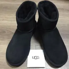 新品未使用!正規品 UGGムートンブーツクラッシックミニ2 ブラック 24センチ