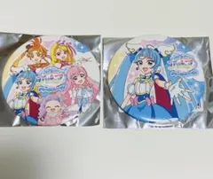 ひろがるスカイプリキュア　ドリームステージ　缶バッジ　スカイ　集合　２個　新品
