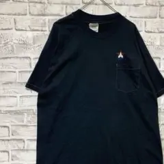 USA製90sヴィンテージTシャツ！シングルステッチ　ブラック半袖古着XL 1