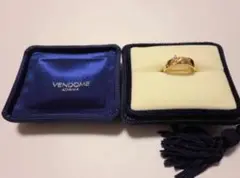 美品 VENDOME ヴァンドーム K18 ピンクゴールド リング 7号