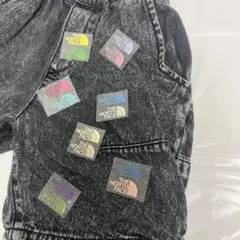 ノース　ノースフェイス　アイロン　ロゴ　シート　お揃い　おそろ　TNF