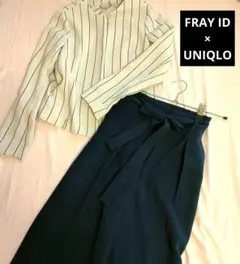 FRAY ID×UNIQLO パンツセットアップセット s