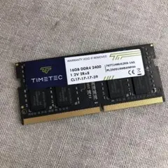Timetec 16GB　 ノートPC用メモリ