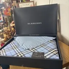 ★ラストプライス★BURBERRY チェック柄ダウンケット 膝掛け