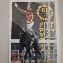 クロワデュノール御駿印　第41回ホープフルステークス