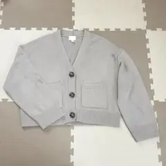 H&M ベージュ　カーディガン 長袖