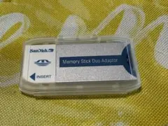 SanDisk Memory Stick Duo 128MB とAdaptor