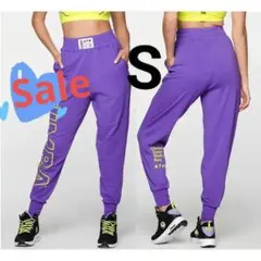ZUMBA パープル スウェットパンツ Sサイズ新品