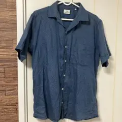BEAMS HEARTの柄半袖シャツ、Mサイズ