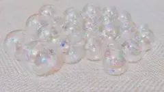 虹色加工のオーナメントのセット