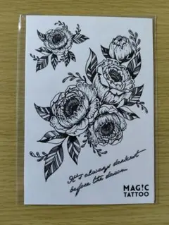 Gorgeous roses/薔薇 花2週間で消えるタトゥーヘナタトゥー