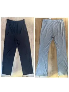 マタニティパンツ2枚セット
