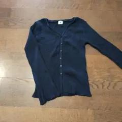 完売品　カスタネ　リブカーディガン