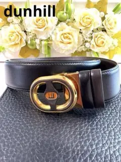dunhill 編み込みベルト イタリア製 レザー コットン リネン dunhill 編み込みベルト イタリア製 レザー コットン リネン