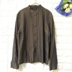 frohlich レディース ブラウス スタンドカラー タマムシ色 玉虫色 希少