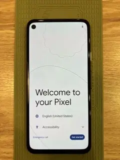 美品 Google pixel4a 128GB just black グーグル