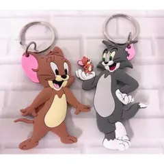 トムとジェリー 見た目ナンバー１ キーホルダー ２種セット ☆★