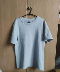 ☆美品☆　試着のみ　UNIQLOクルーネックTシャツ　Sサイズ　霜降りグレー