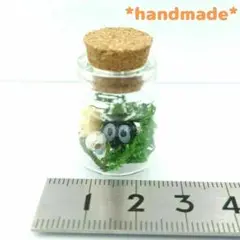 ハンドメイド ミニチュア　妖精の小瓶②　ガラス瓶　キラキラ　インテリア