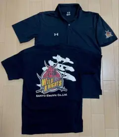 三洋電機ワイルドナイツ Tシャツ＆ポロシャツ 赤甲冑ロゴ パナソニック前身