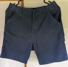 ユニクロ コーデュロイショーツ MENS、S、BLUE 古着