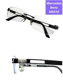 最高級 メルセデスベンツ M6018 メガネ ツーポイント チタン 日本製