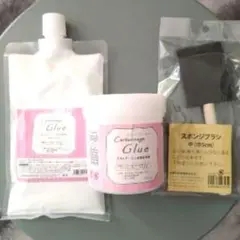 新品送料込み◆直ぐに始めるカルトナージュ＊グルー250g&詰め替え&専用スポンジ