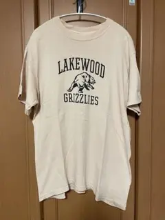 LAKEWOOD GRIZZLIES Tシャツ Lサイズ ベージュ