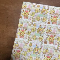 生地　ハギレ　〈ポケモン　ピカチュウカフェ〉