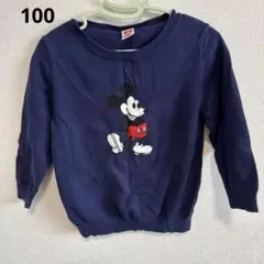 UNIQLO ミッキーマウス セーター 100cm ネイビー
