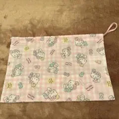 サンリオ シワになりにくいハローキティ の巾着