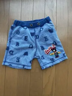 DOUBLE B アルファベット柄 刺繍入りハーフパンツ