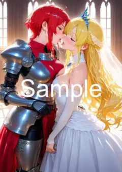 A4サイズアートポスター 1点もの 美女ポスター最高品質 E-B--４６
