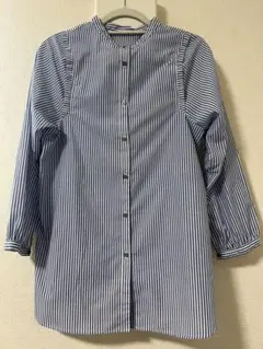 値下げ　THE SHOP TK　ストライプシャツ　Lサイズ　レディース