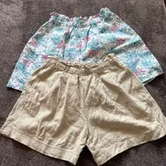 【130】UNIQLO ショートパンツ　2枚セット