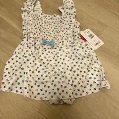 marie claire 花柄ワンピース水着（女の子用）