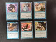 MTG　青スペル　英語　６枚