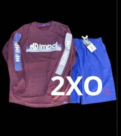 IMPAL ハンドボール 長袖シャツ　ハーフパンツ 2XO