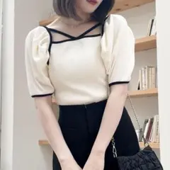 アソートパフスリーブ　トップス　Heather