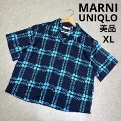 【美品】MARNI×UNIQLO マルニ ユニクロ 半袖シャツ オーバーサイズ