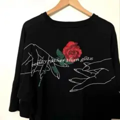 RE730 薔薇　ローズ　Tシャツ
