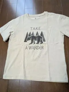 【美品】ユニクロ Tシャツ　エアリズム ベアー 130