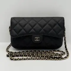 クロスチェーン★CHANEL フラップ フォンケース Kelly 24020509.jpg